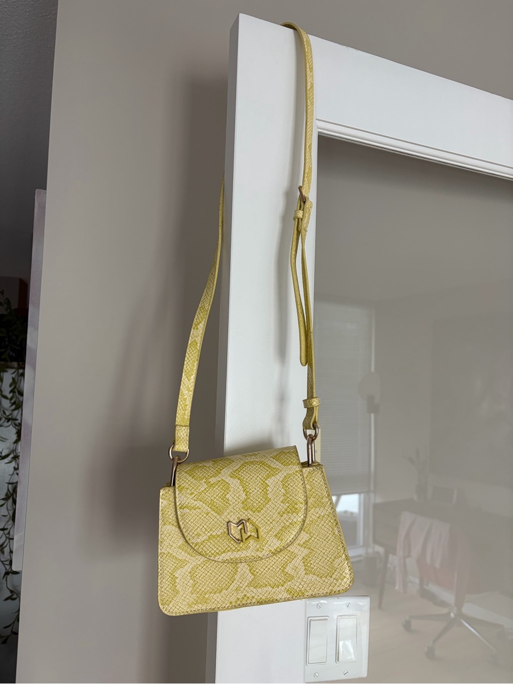 Yellow Crossbody Shoulder Bag